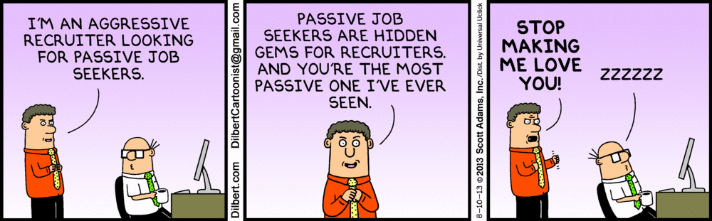 passive job hunting